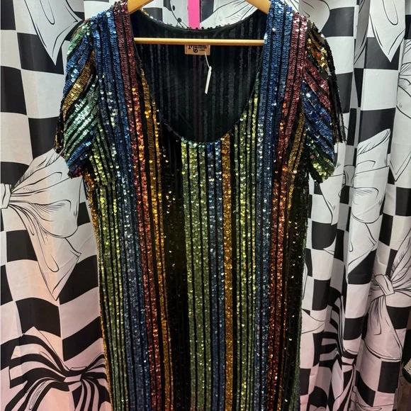 Show Me Your MuMu | Sequin Mini Dress - Picture 3 of 4